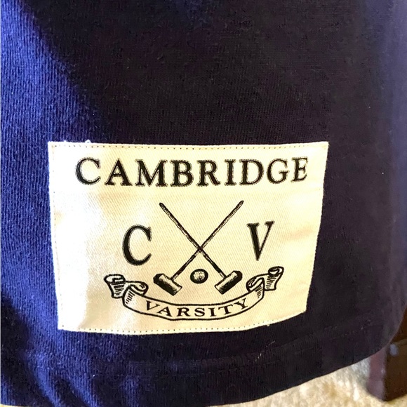 Cambridge Varsity Polo Jersey. Heavy Cotton Hand Sewn Placards Number UNISEX MM - Picture 7 of 10
